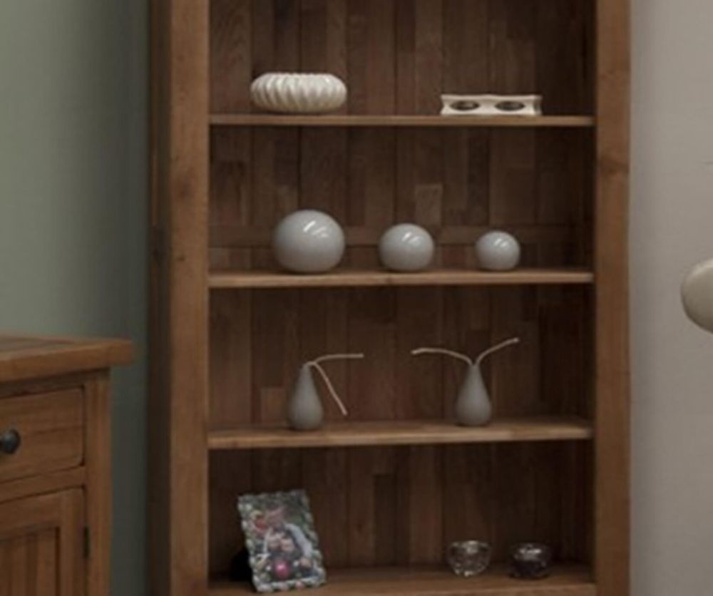 Homestyle GB Rustic Oak Large Bookcase