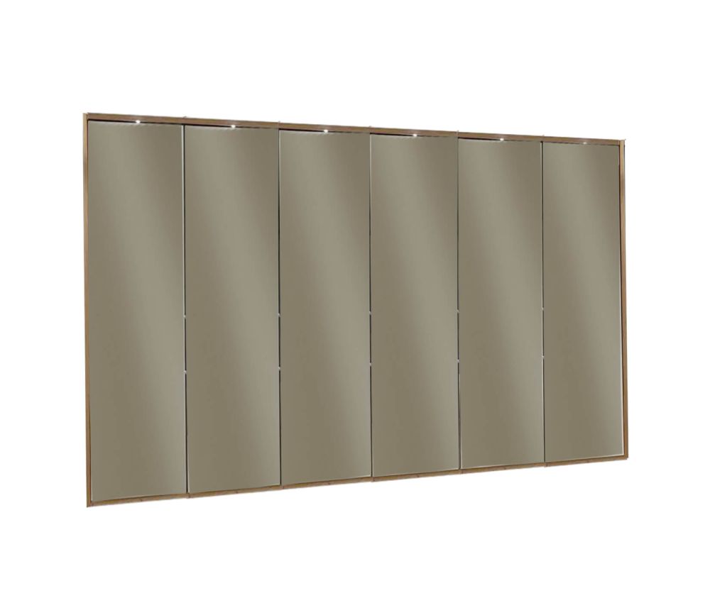 Wiemann Serena Sahara Glass Door Wardrobe