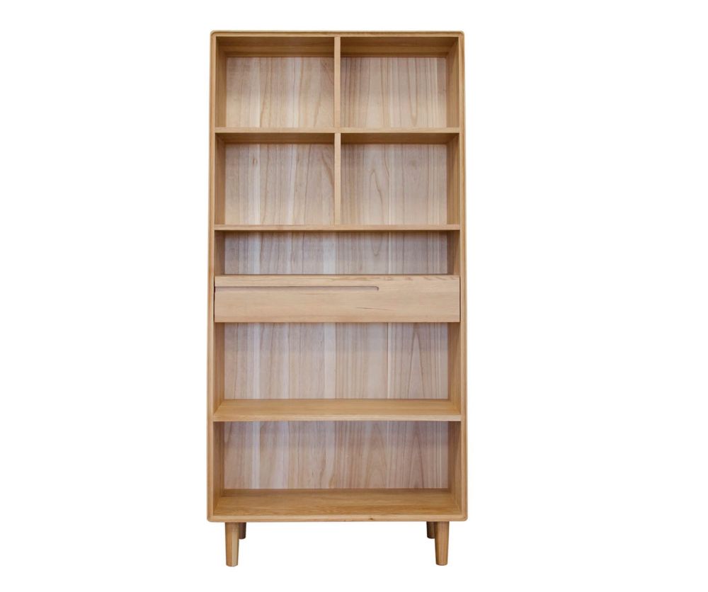 Homestyle GB Scandic Solid Oak Large Bookcase