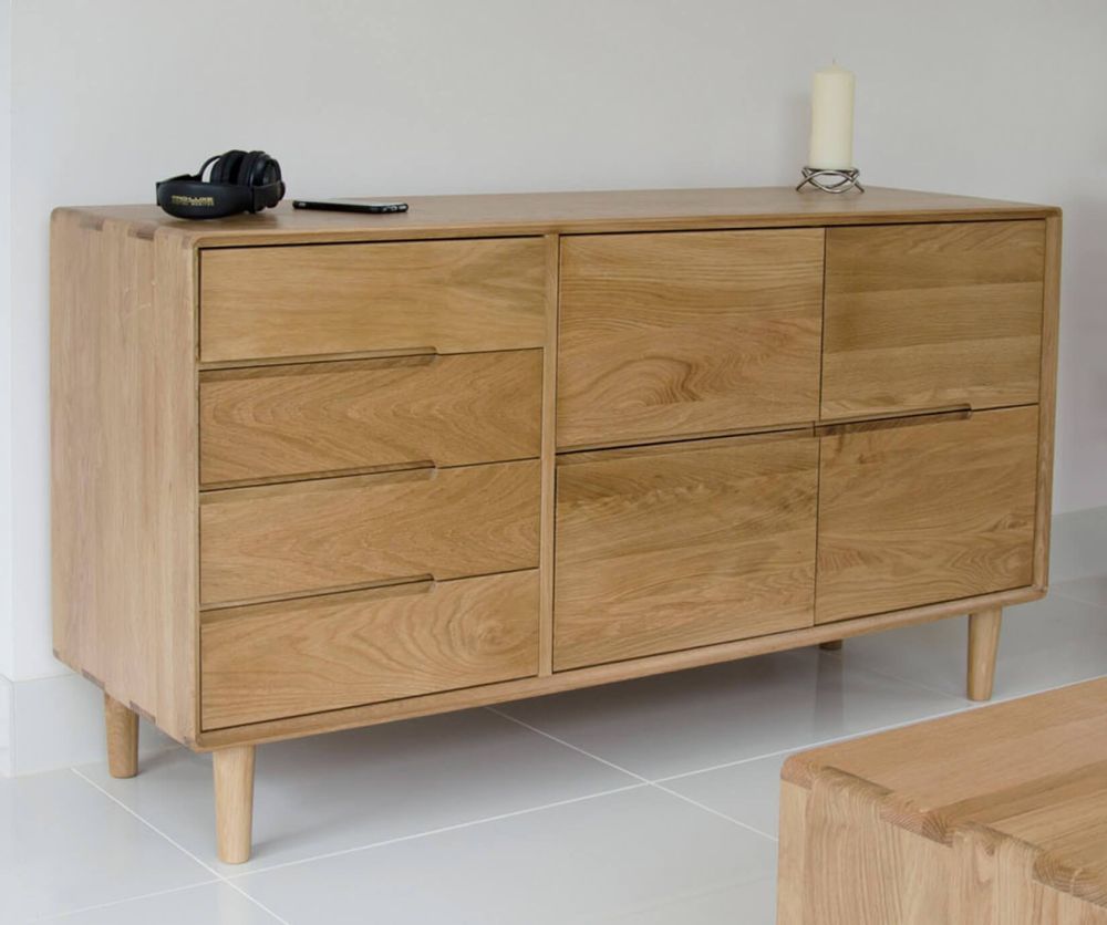 Homestyle GB Scandic Solid Oak Large Sideboard