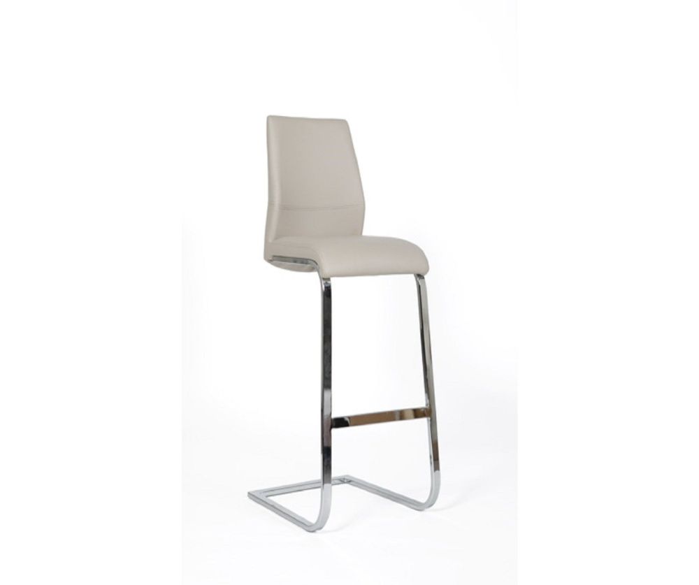 Furniture Link Seattle Taupe Bar Stool in Pair