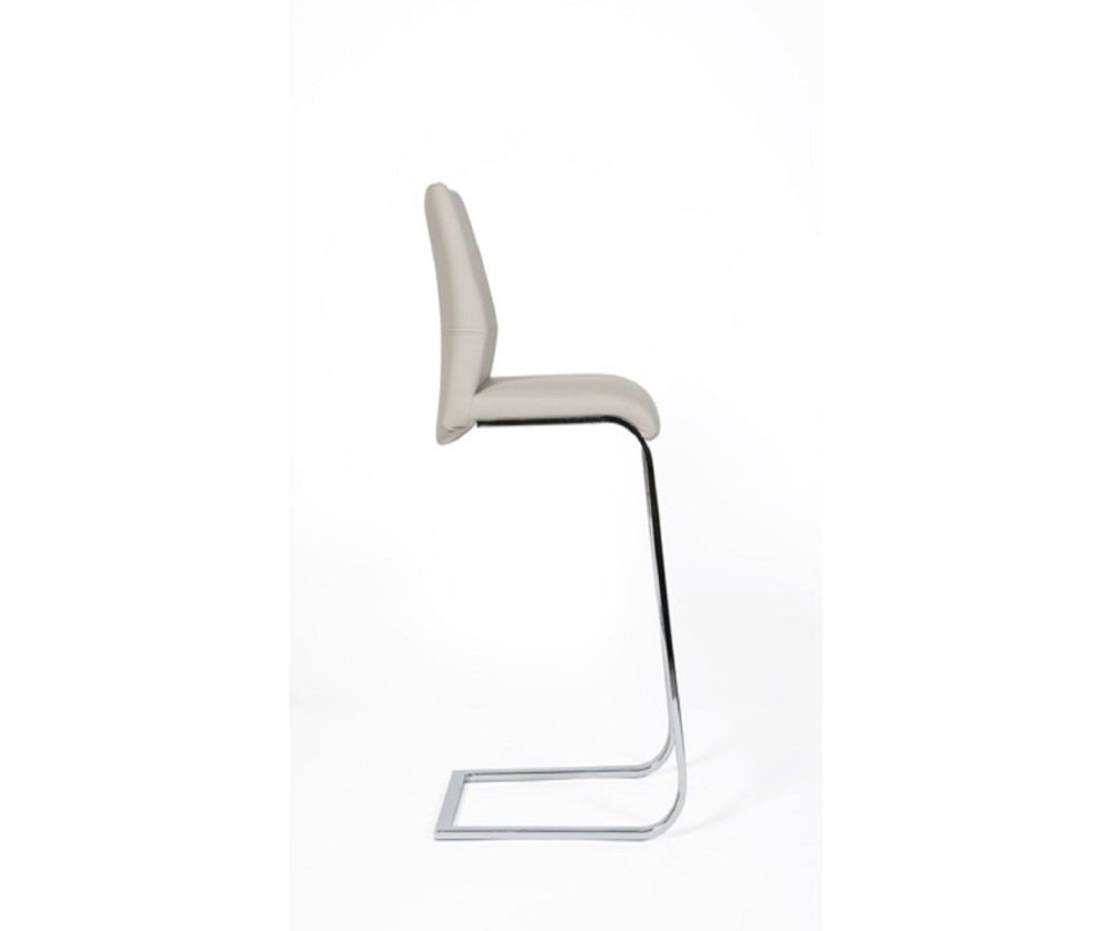 Furniture Link Seattle Taupe Bar Stool in Pair