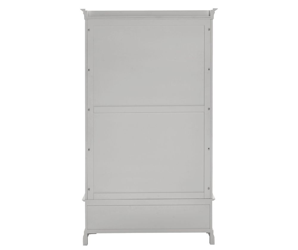 Seconique Furniture Bordeaux Pebble Grey 2 Door Wardrobe 