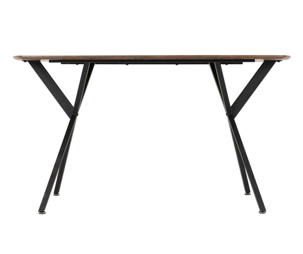 Seconique Furniture Athens Medium Oak Effect Rectangular Dining Set with Avery Chairs –  Black & Emerald Green Velvet