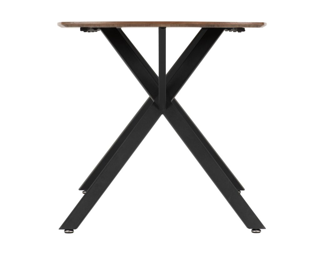 Seconique Furniture Athens Medium Oak Effect Rectangular Dining Set with Avery Chairs –  Black & Emerald Green Velvet