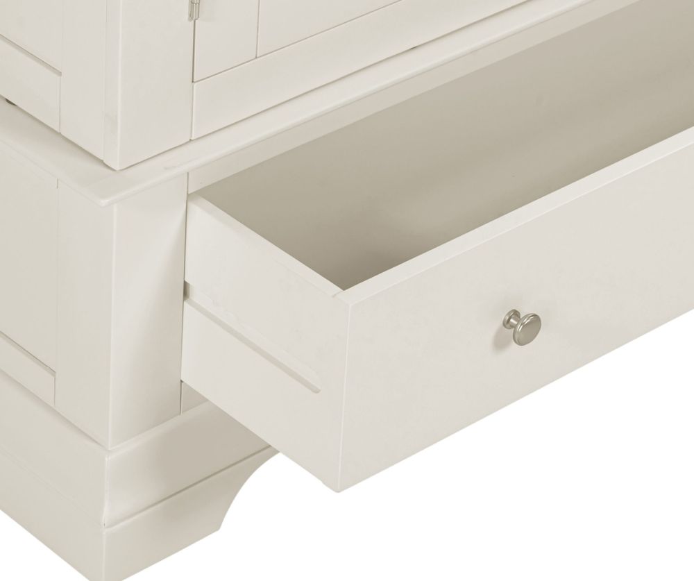 Seconique Furniture Bordeaux Ivory 3 Door Wardrobe 