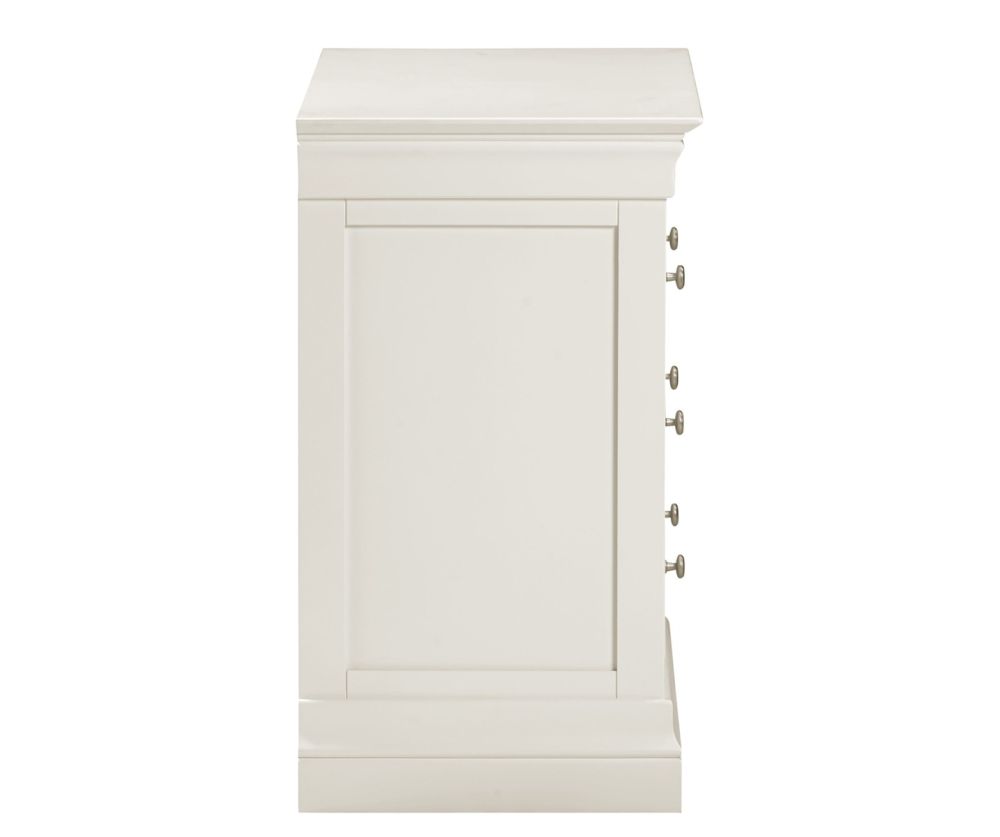  Seconique Furniture Bordeaux Ivory 3 Drawer Chest 