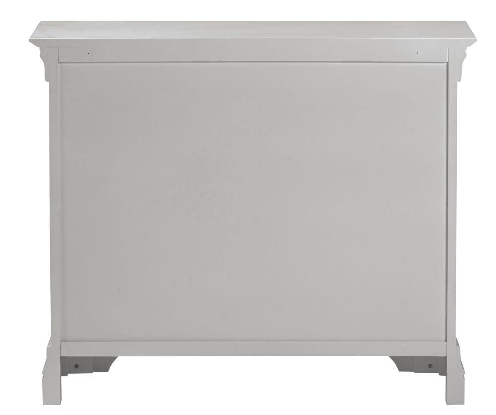  Seconique Furniture Bordeaux Pebble Grey 3 Drawer Chest  