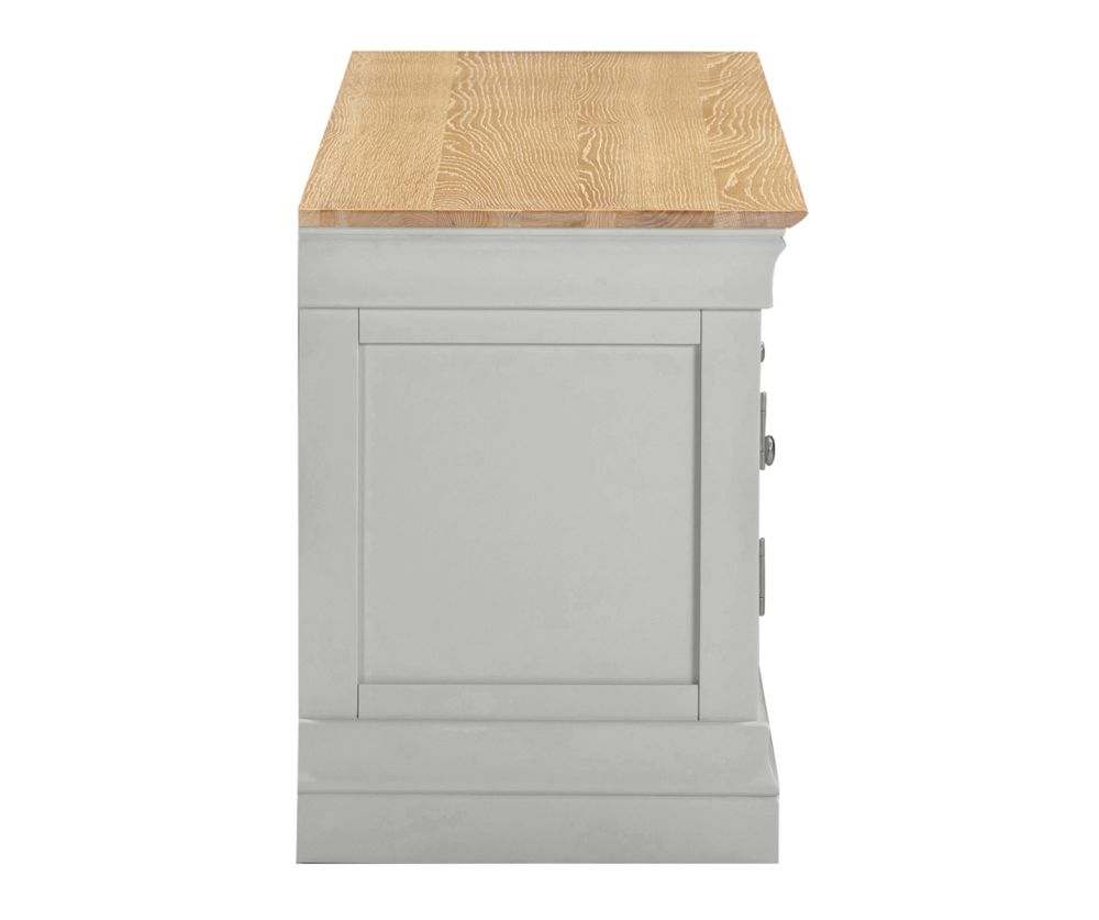 Seconique Furniture Bordeaux TV Stand – Pebble Grey