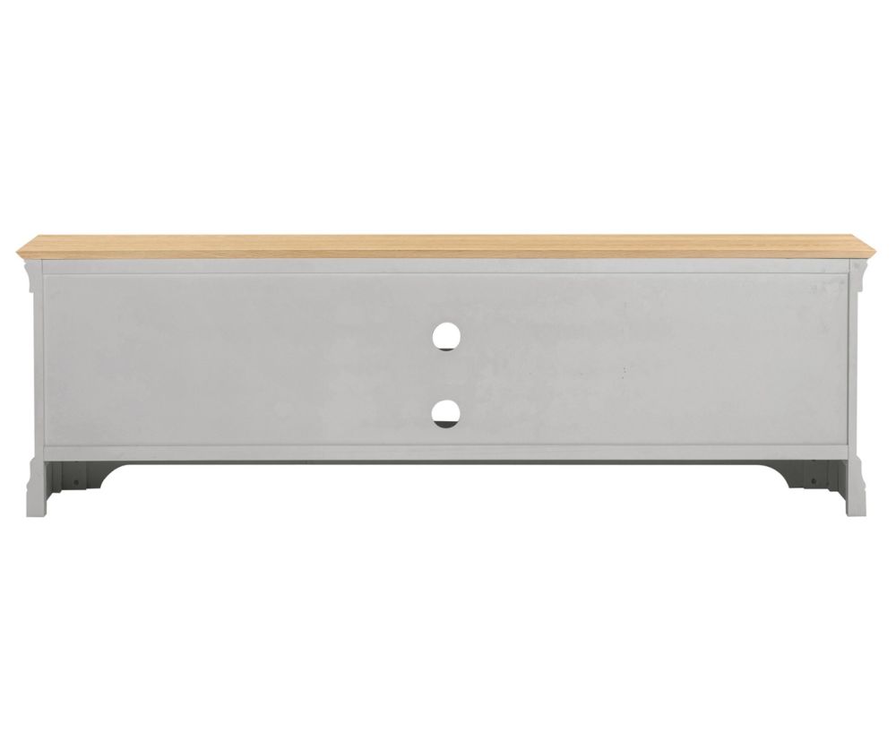 Seconique Furniture Bordeaux TV Stand – Pebble Grey