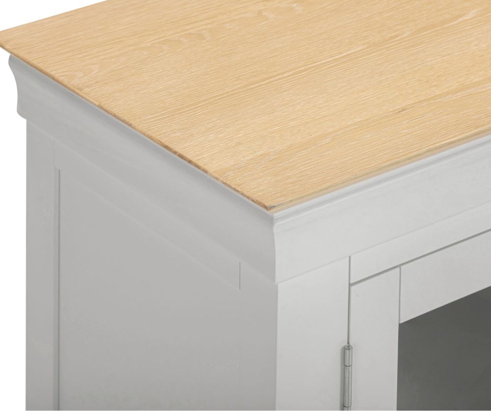 Seconique Furniture Bordeaux TV Stand – Pebble Grey