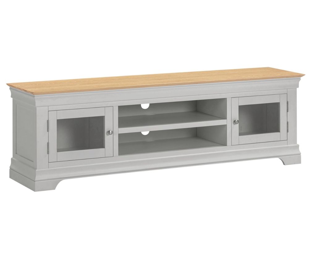 Seconique Furniture Bordeaux TV Stand – Pebble Grey