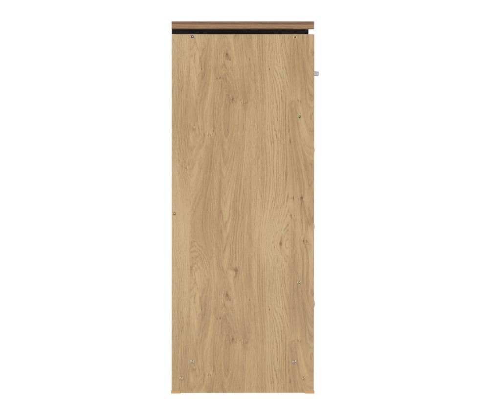 Seconique Furniture Charles 3+2 Drawer Chest – Oak and  Walnut Effect 