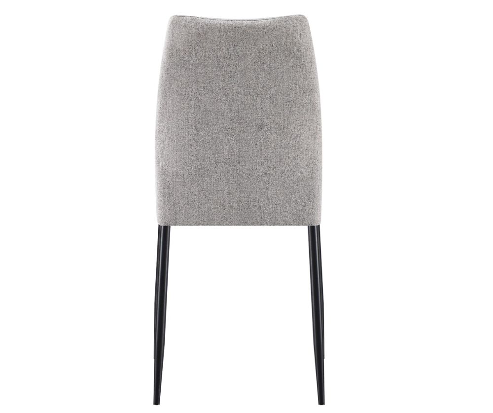 Seconique Furniture Chilton Grey Fabric Dining Chairs (Box of 4)