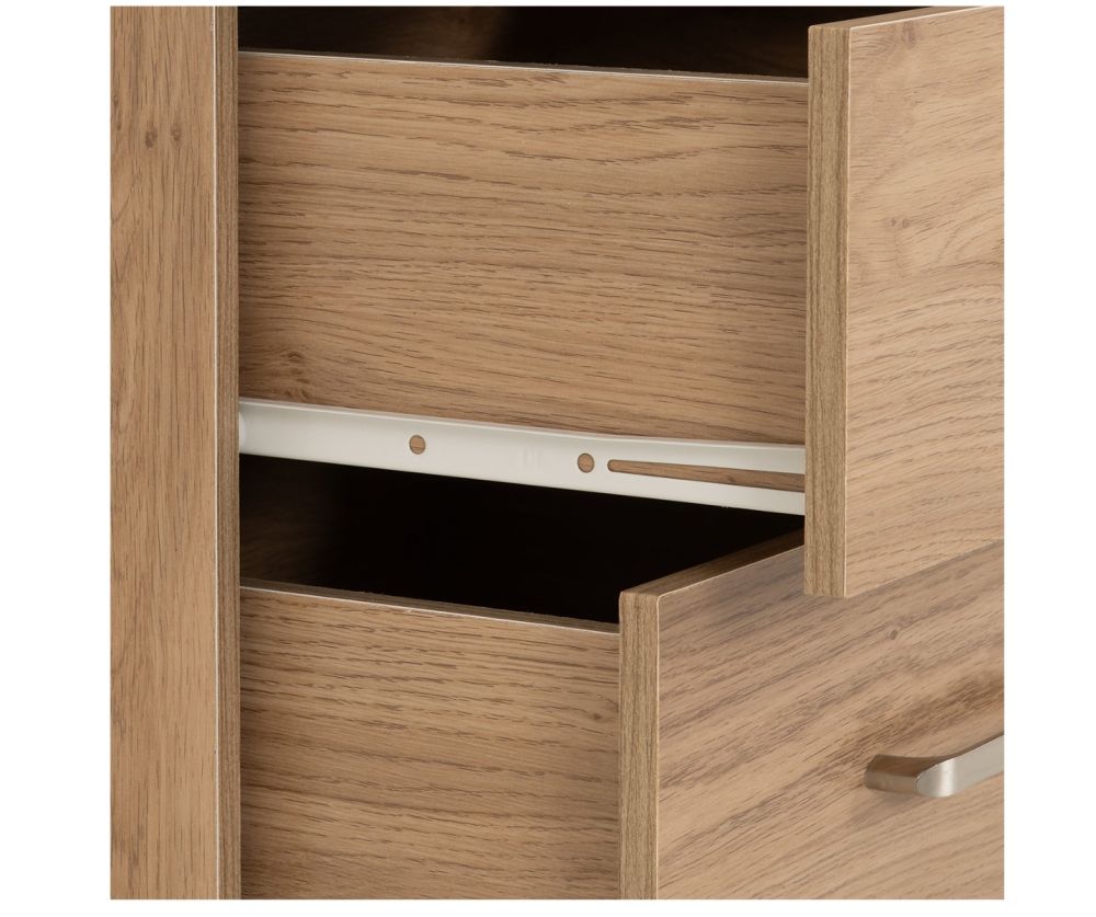 Seconique Furniture Dakota Light Grey 3 Drawer Chest