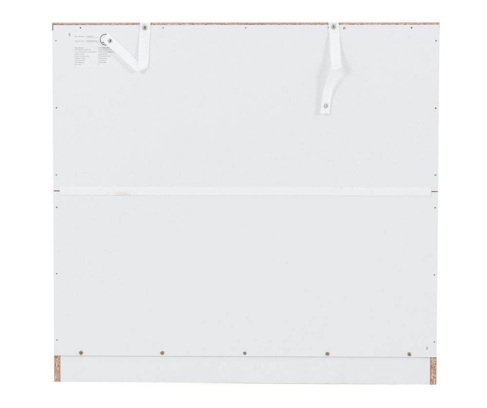 Seconique Furniture Dakota White 4 Drawer Chest 