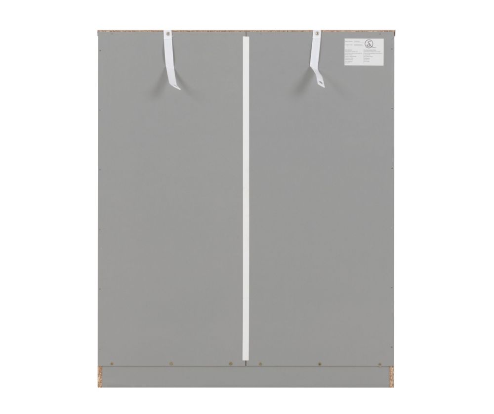 Seconique Furniture Dakota Light Grey 5 Drawer Chest