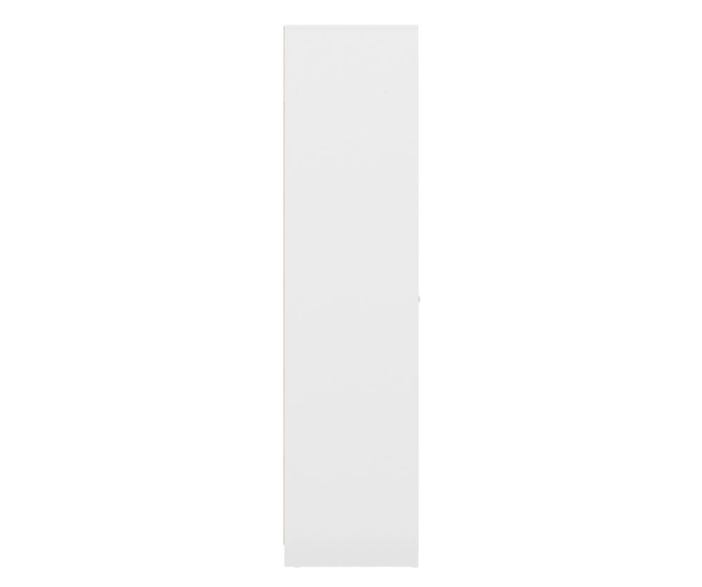  Seconique Furniture Denver White Gloss 3 Door Wardrobe
