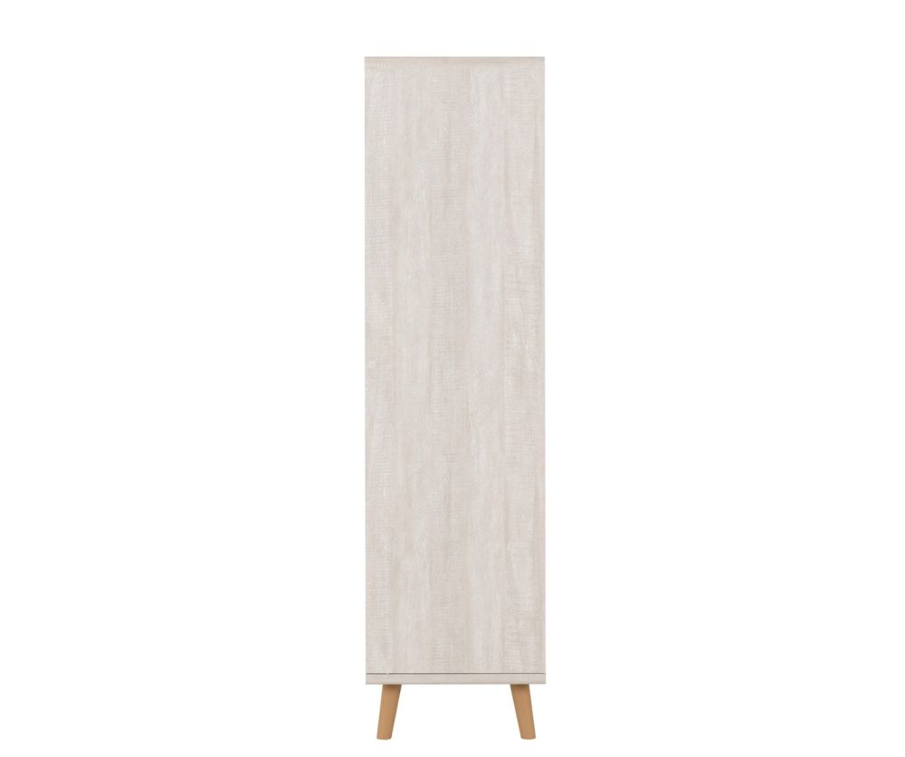  Seconique Furniture Denver Dixie Dusty Grey and White 2 Door Wardrobe