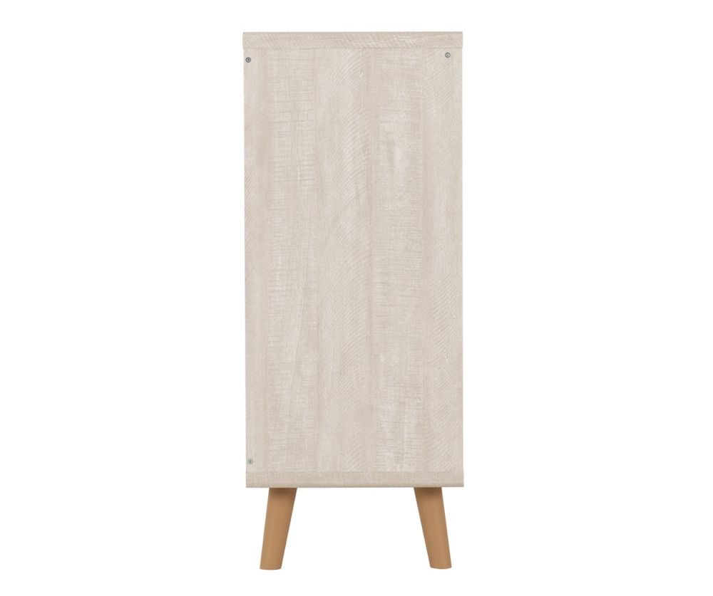 Seconique Furniture Dixie Dusty Grey and White 4 Drawer Chest – Stylish Bedroom Storage