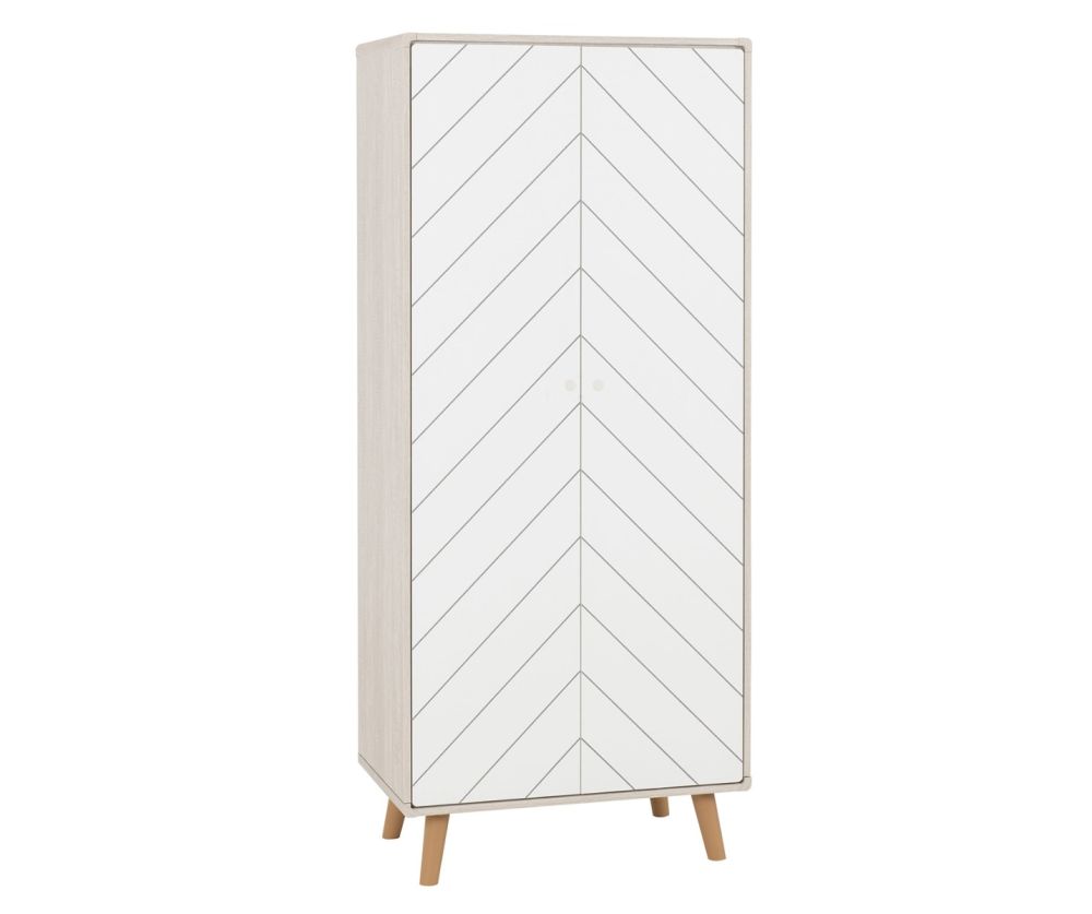  Seconique Furniture Dixie Trio Dusty Grey and White Bedroom Set 