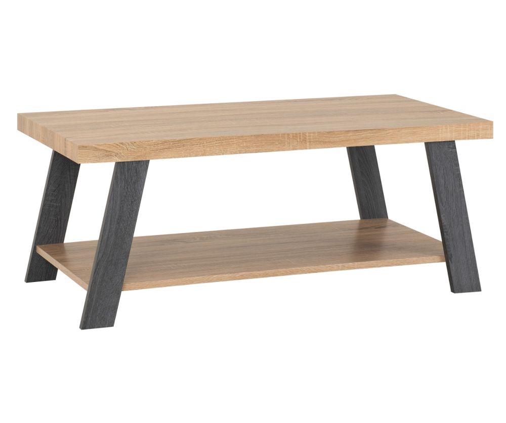  Seconique Furniture Eddie Grey Sonoma Effect Coffee Table
