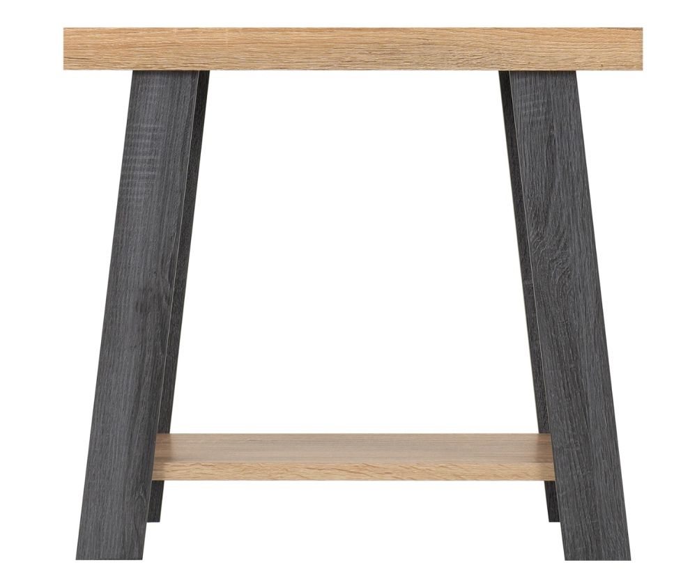 Seconique Furniture Eddie Grey Sonoma Effect Side Table  