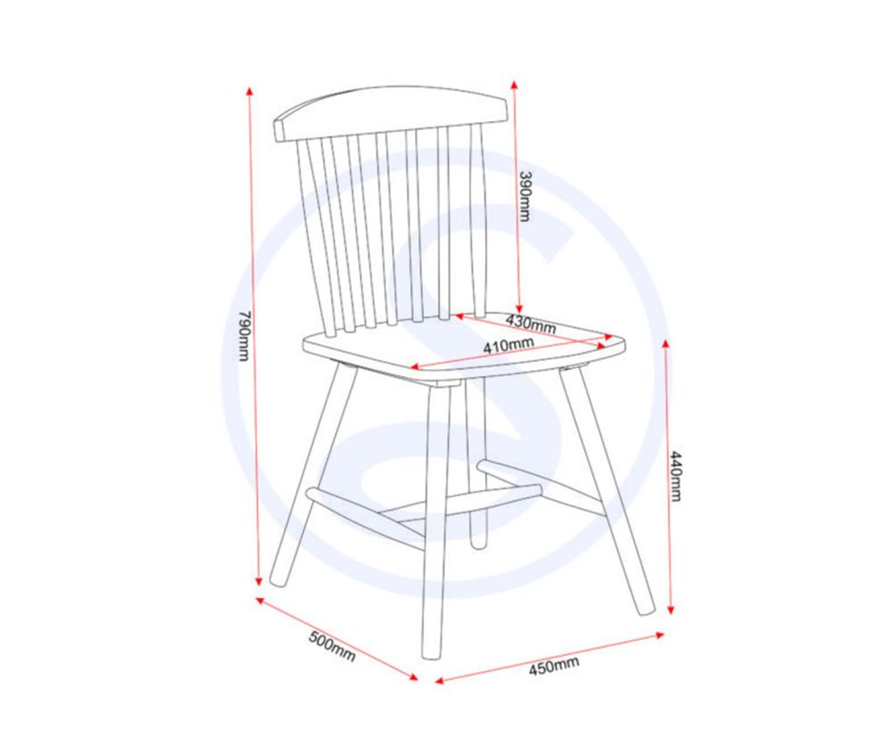  Seconique Furniture Emery Dark Grey Dining Chair in Pair