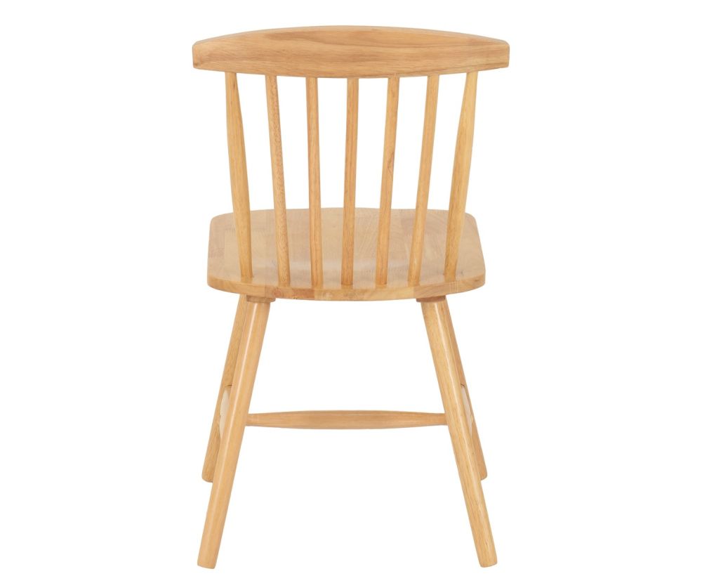 Seconique Furniture Emery Natural Oak Effect Dining Chair in Pair