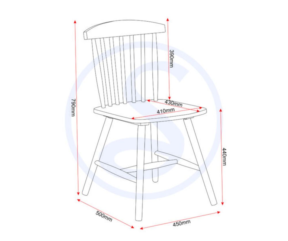  Seconique Furniture Emery White Dining Chair in Pair