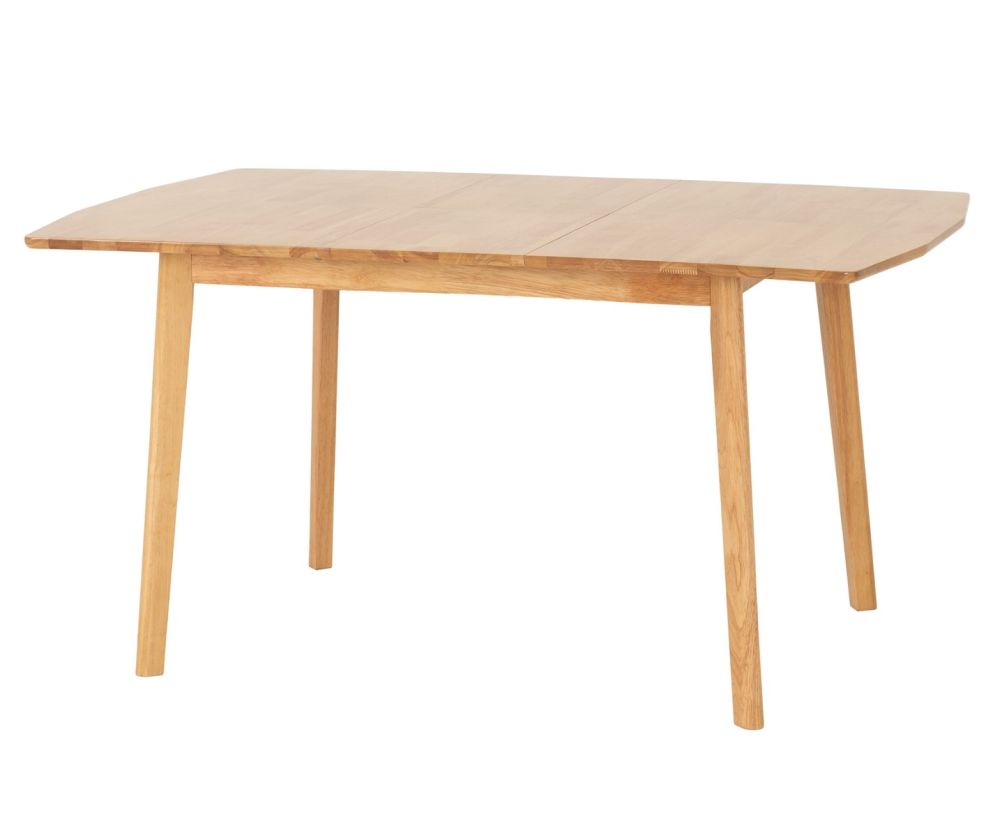  Seconique Furniture Emery Natural Oak Effect Extending Dining Set with 4 Chairs