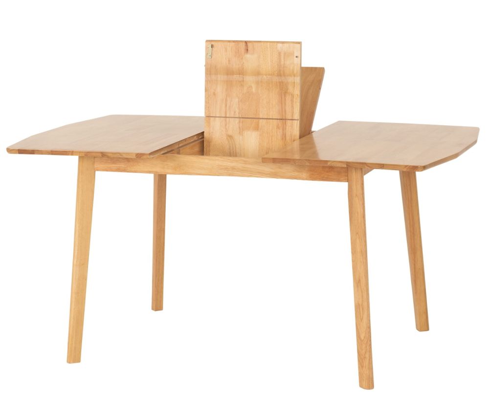  Seconique Furniture Emery Natural Oak Effect Extending Dining Set with 6 Chairs