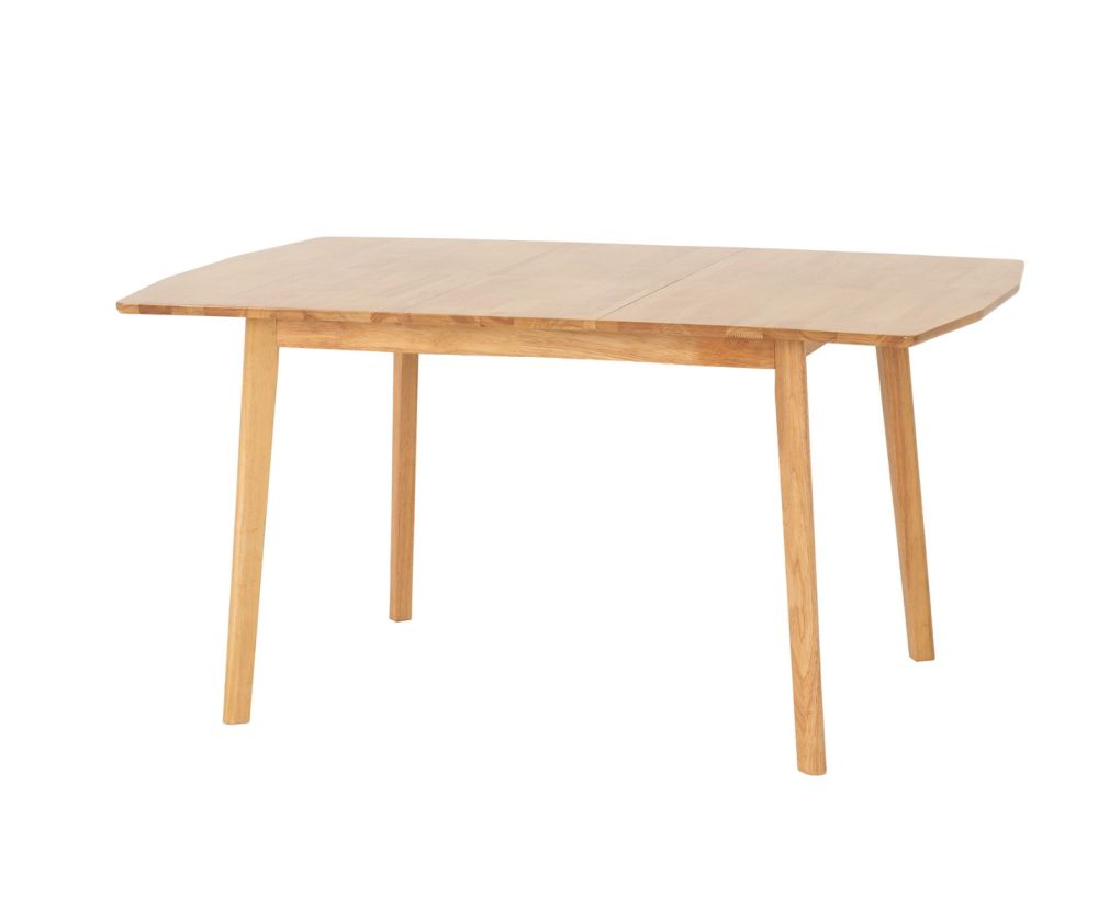  Seconique Furniture Emery Natural Oak Effect Extending Dining Set with 6 Chairs