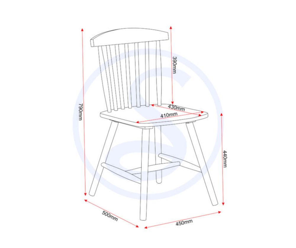  Seconique Furniture Emery Natural Oak Effect Extending Dining Set with 6 Chairs