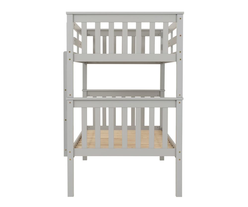 Seconique Furniture Erin Light Grey Bunk Bed