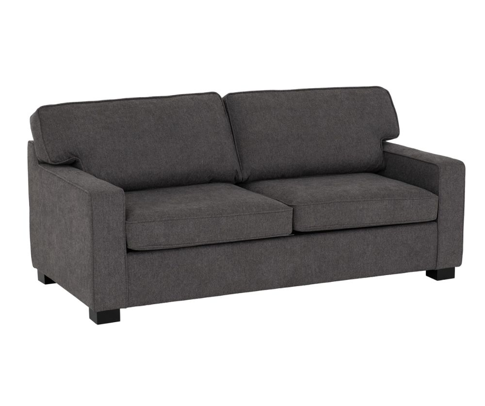 Seconique Furniture Eton Dark Grey Fabric Sofa Bed