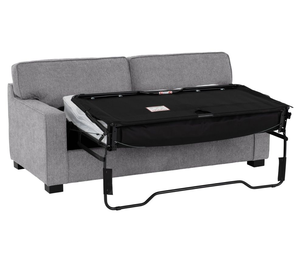 Seconique Furniture Eton Light Grey Fabric Sofa Bed	