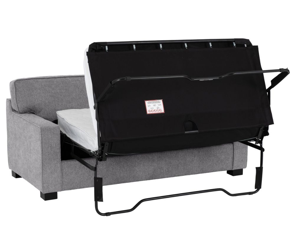 Seconique Furniture Eton Light Grey Fabric Sofa Bed	