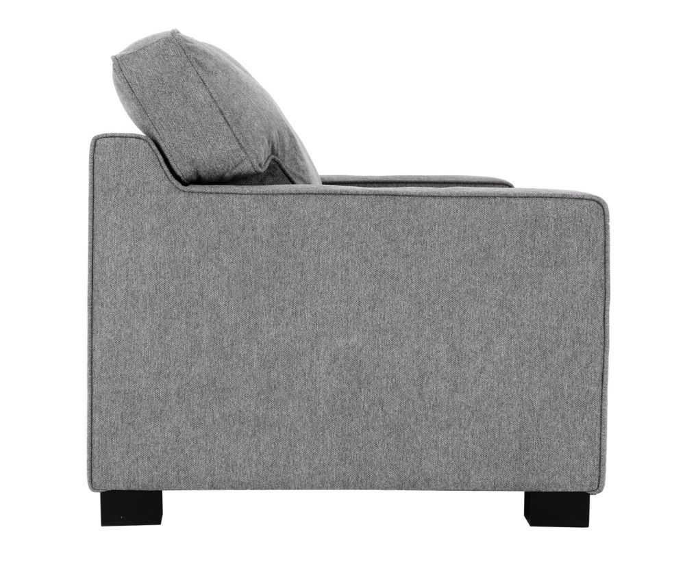 Seconique Furniture Eton Light Grey Fabric Sofa Bed	