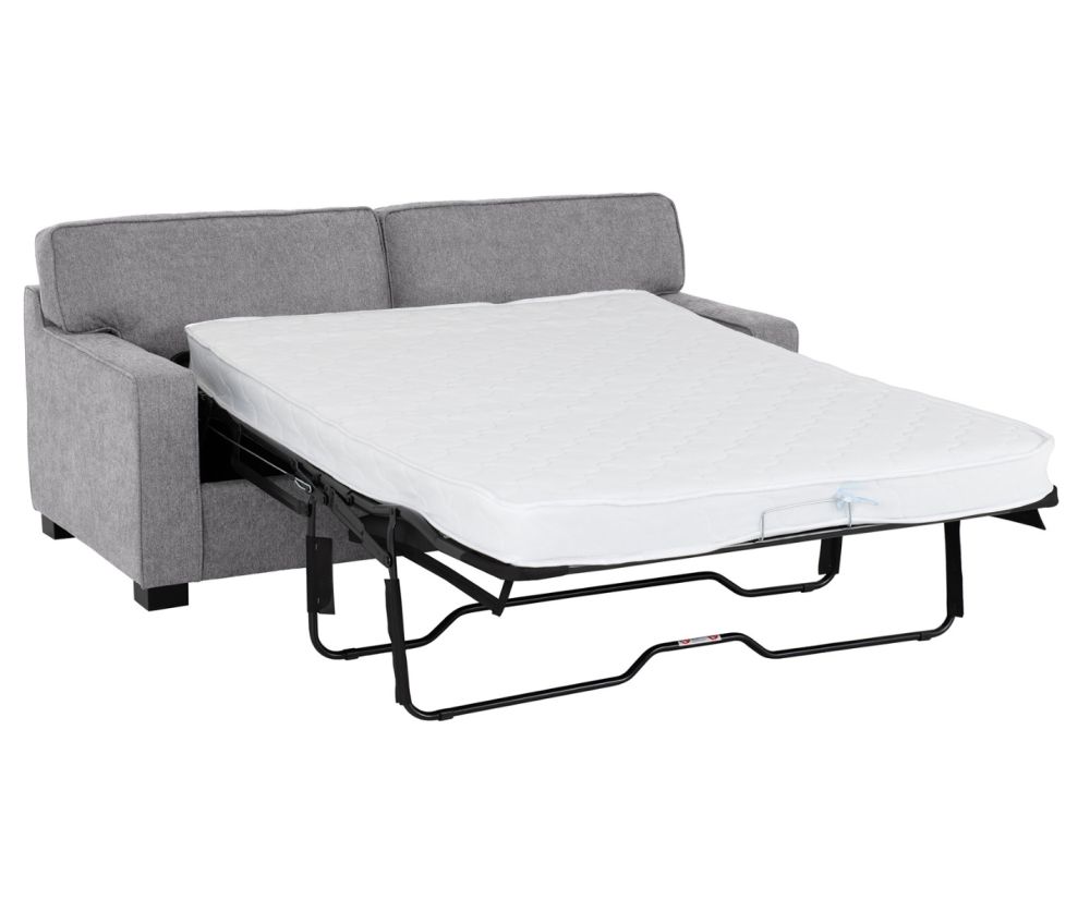 Seconique Furniture Eton Light Grey Fabric Sofa Bed	