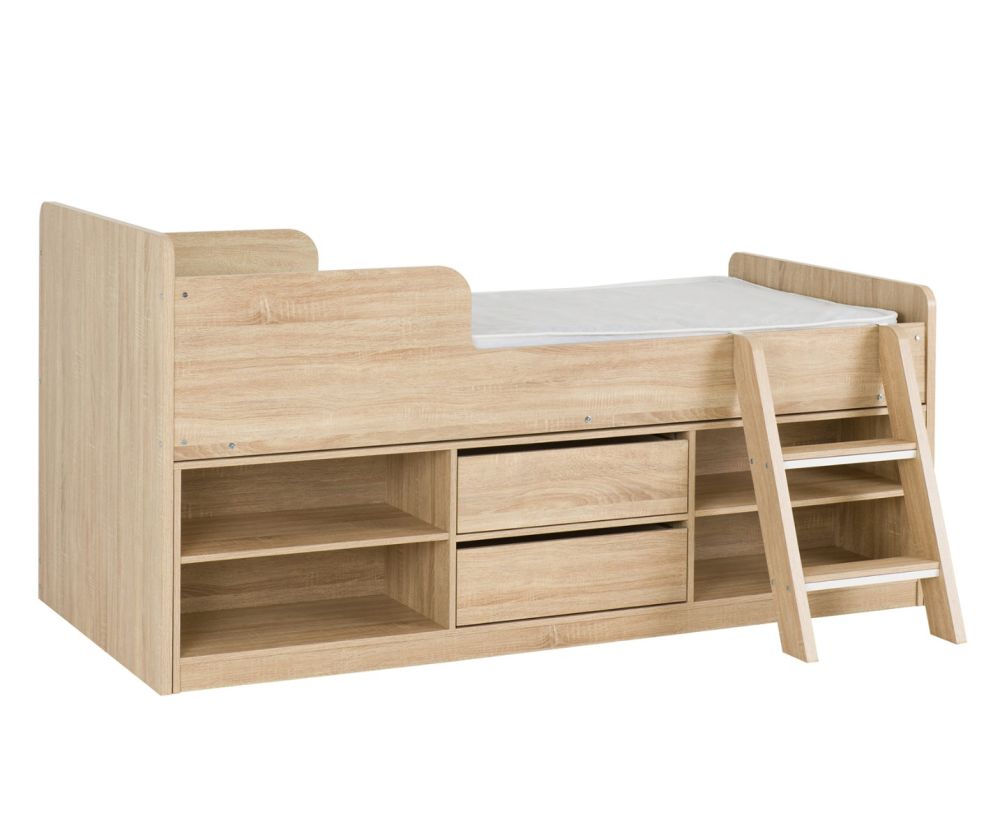 Seconique Furniture Felix Low Sleeper Kids Bed with Storage