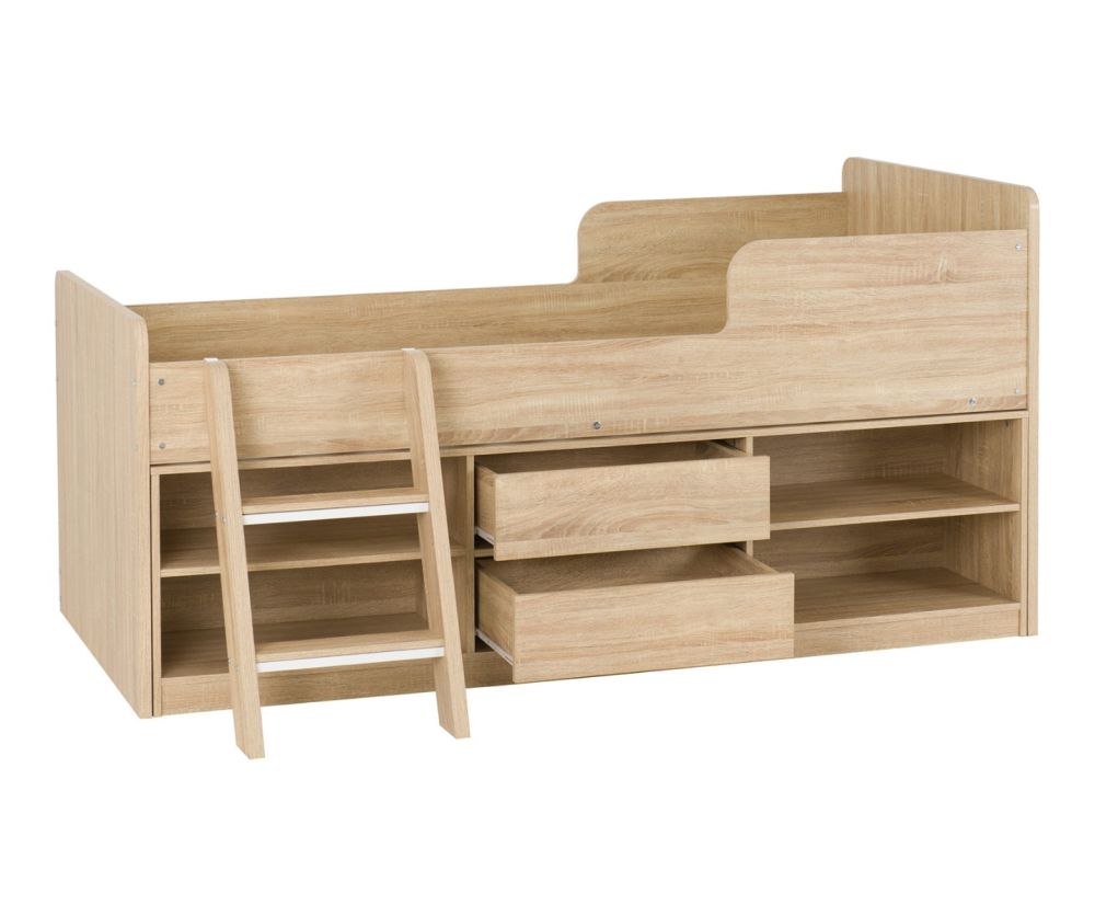 Seconique Furniture Felix Low Sleeper Kids Bed with Storage