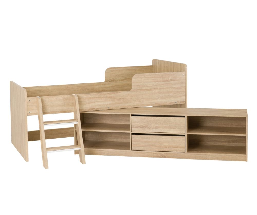 Seconique Furniture Felix Low Sleeper Kids Bed with Storage