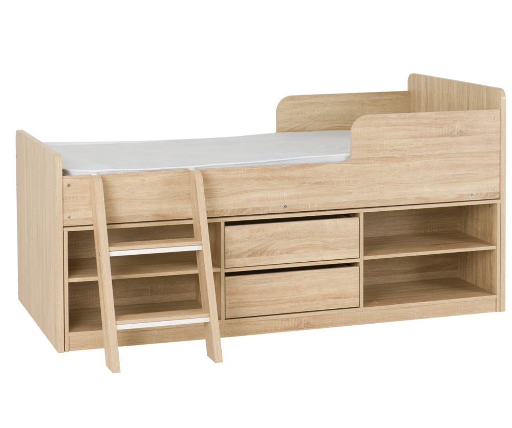 Seconique Furniture Felix Low Sleeper Kids Bed with Storage