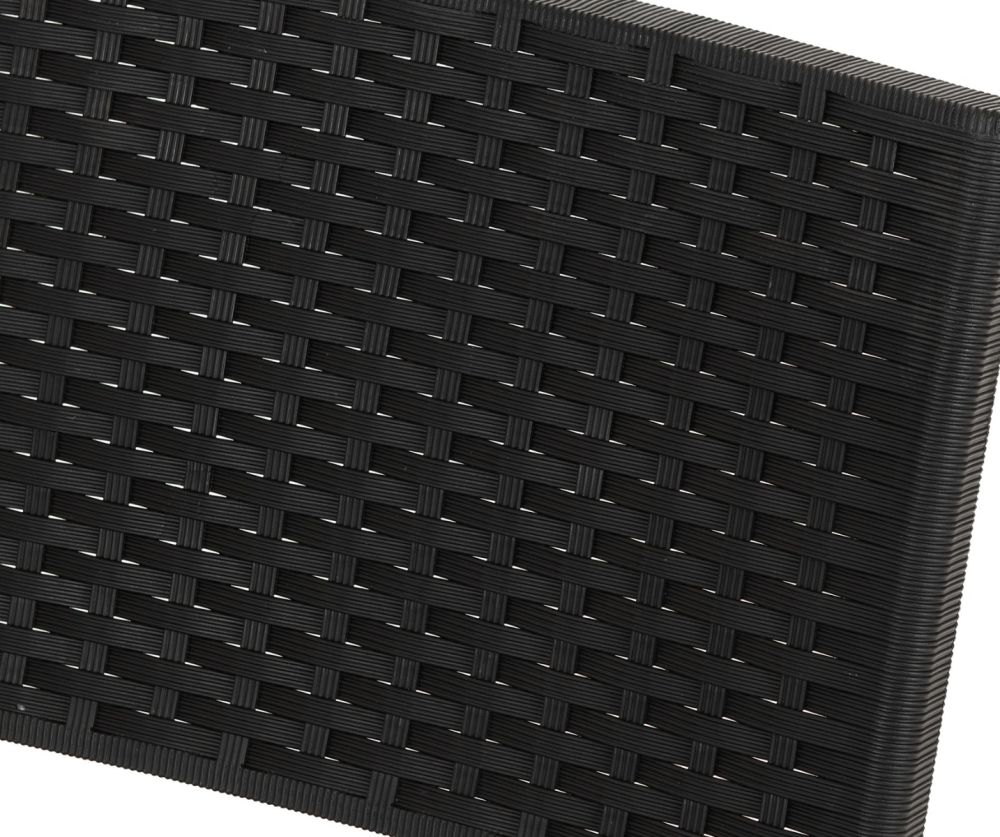 Seconique Furniture Foldaway Black 1+2 Garden Set - Outdoor Dining Set 