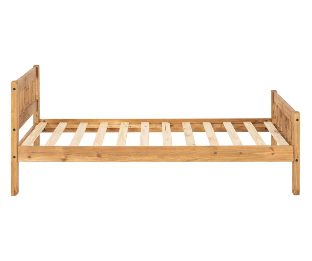  Seconique Furniture Rio Distressed Waxed Pine Bed Frame