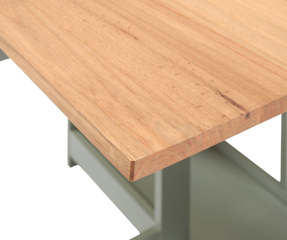 Seconique Furniture Santos Butterfly Dining Set – Green & Distressed Waxed Pine