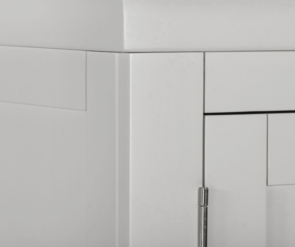 Seconique Furniture Bordeaux Pebble Grey 2 Door Wardrobe 