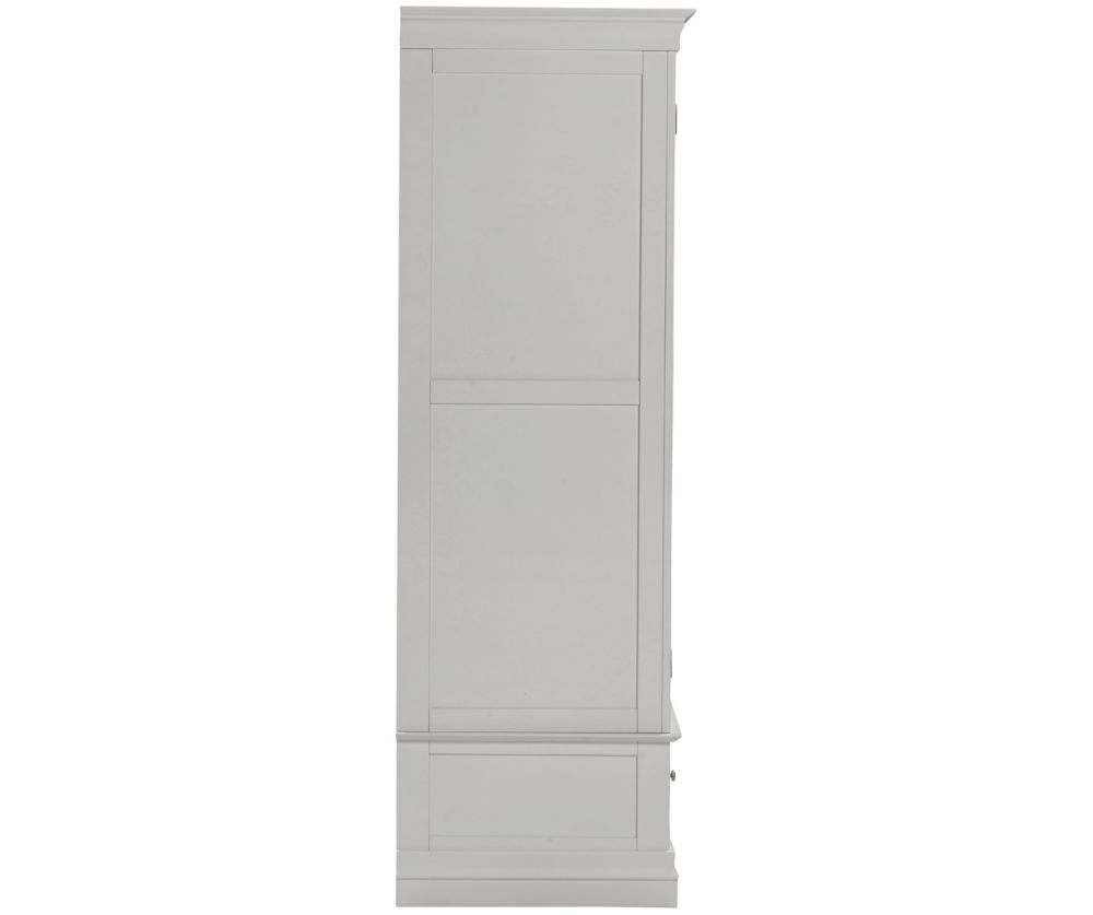 Seconique Furniture Bordeaux Pebble Grey 2 Door Wardrobe 