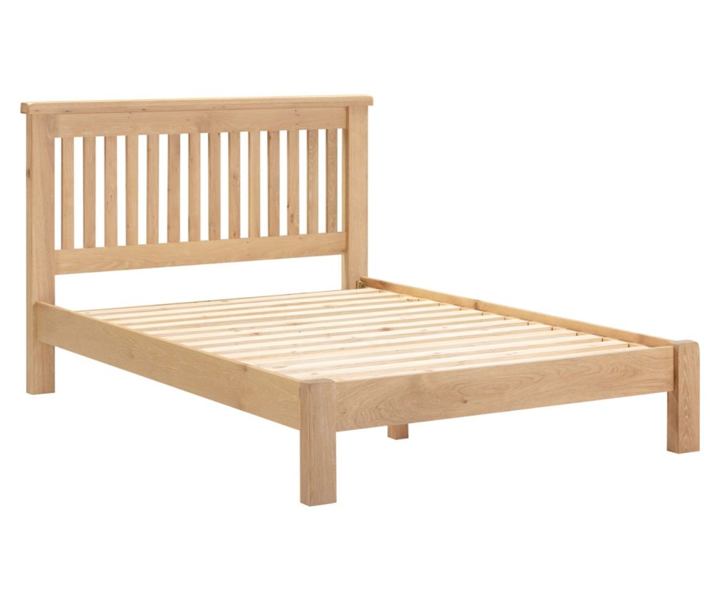  Seconique Furniture Windsor Natural and Oak Low Foot End Bed